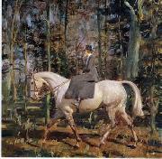 unknow artist Classical hunting fox, Equestrian and Beautiful Horses, 092. oil on canvas